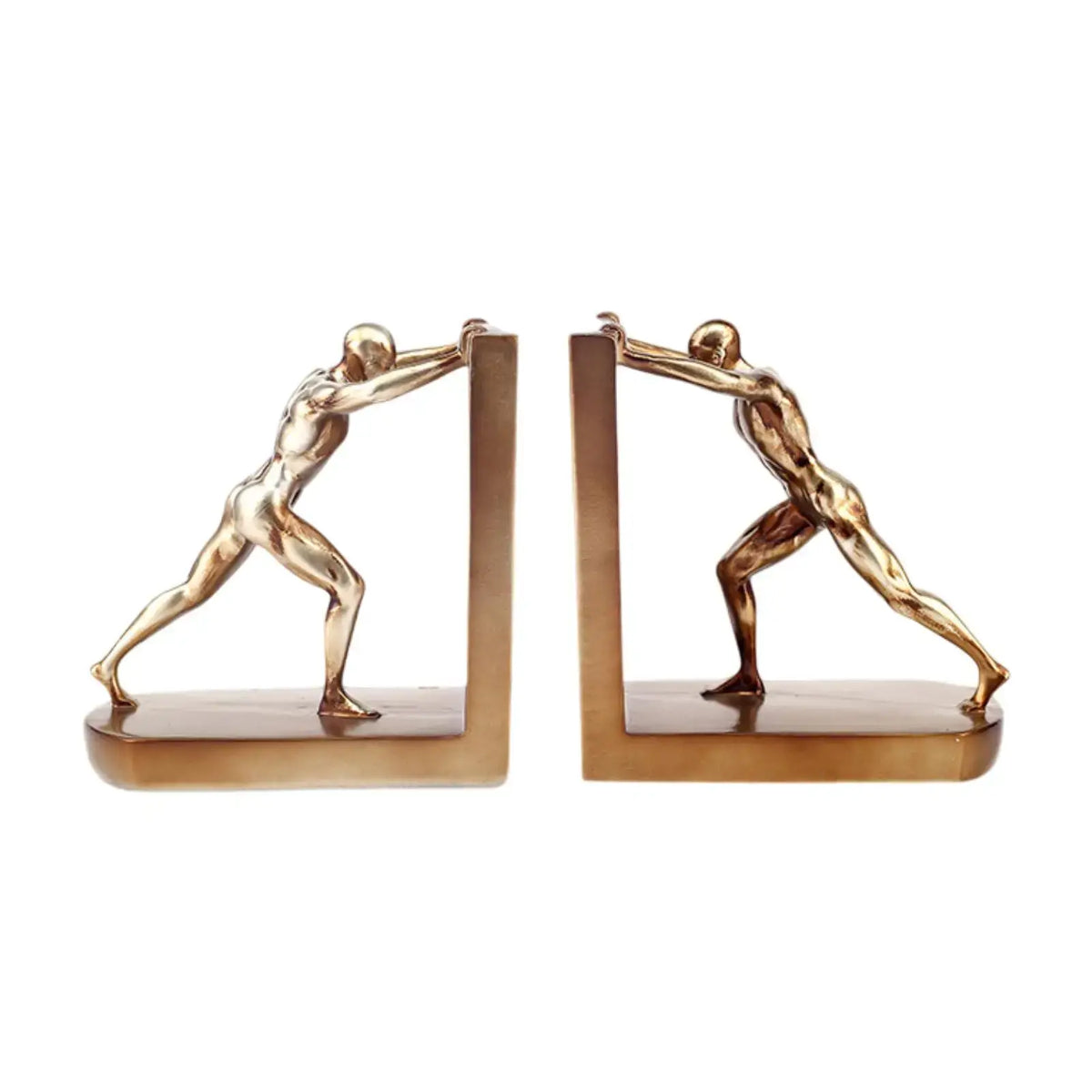 Bronze metal bookend