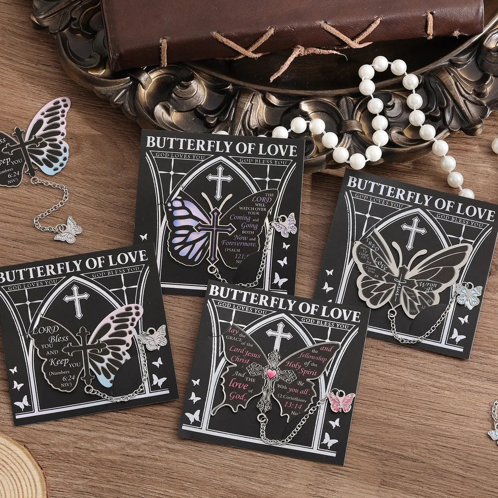 whimsical bookmarks featuring butterflies