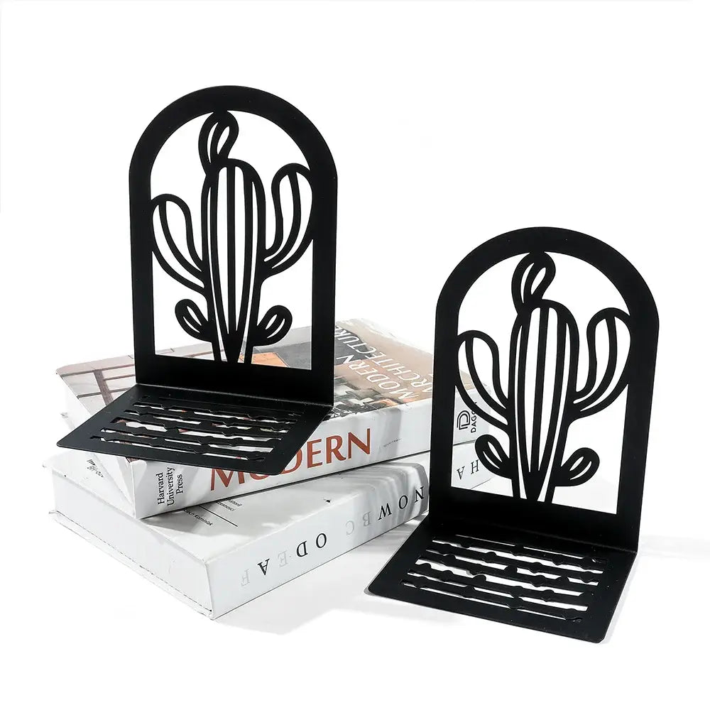 green plant inspired bookend for shelves