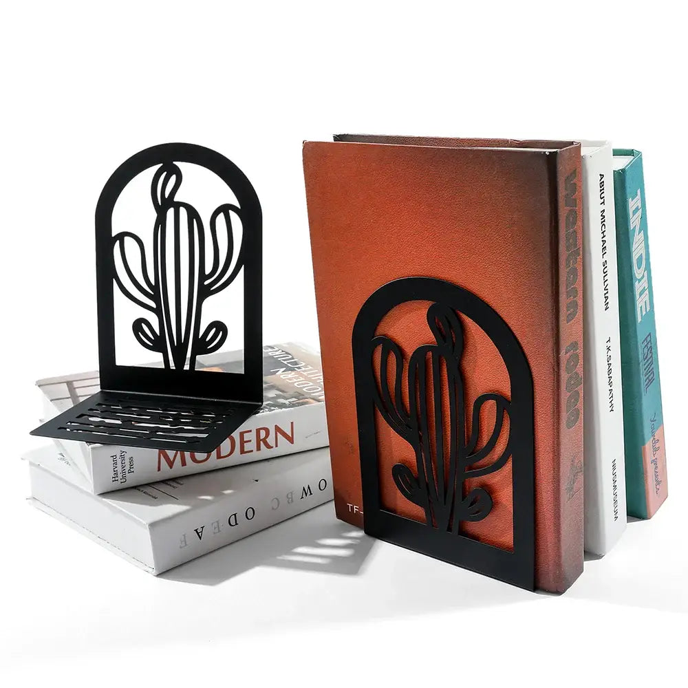 unique succulent bookend design