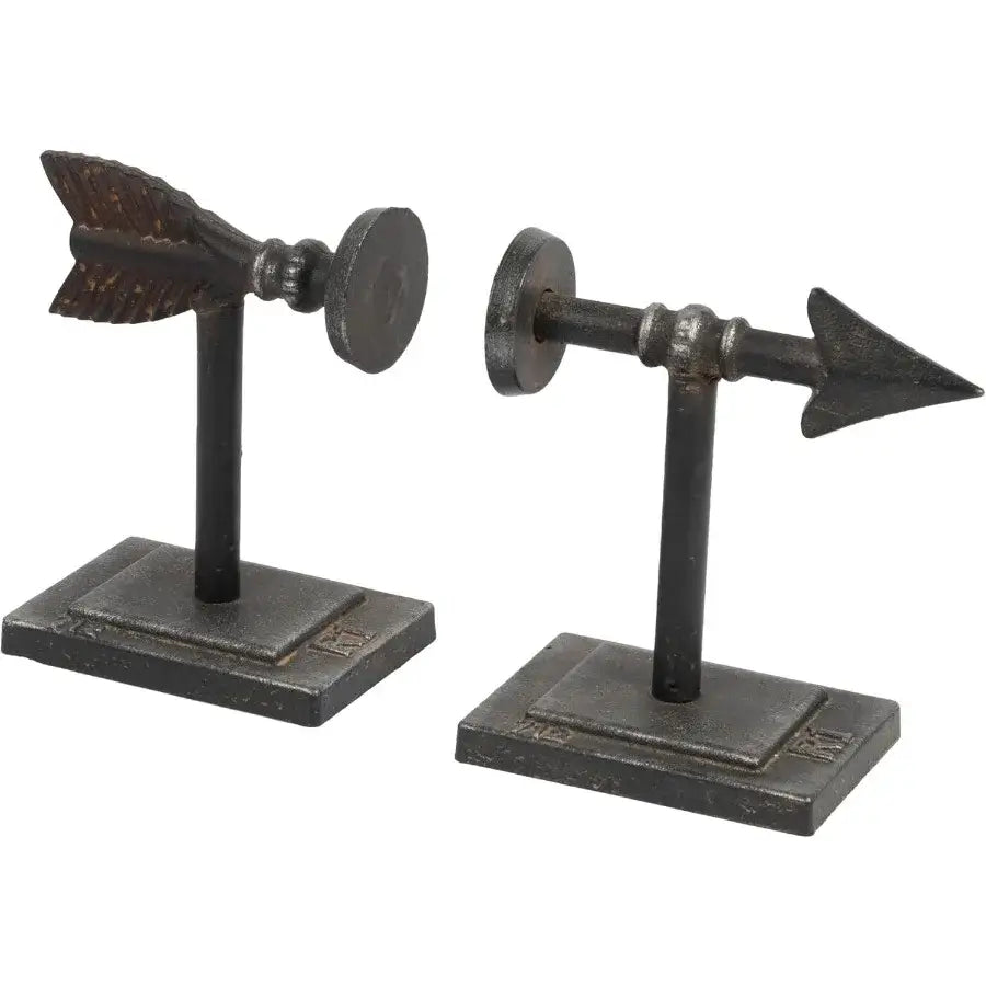 stylish cast iron bookshelf end