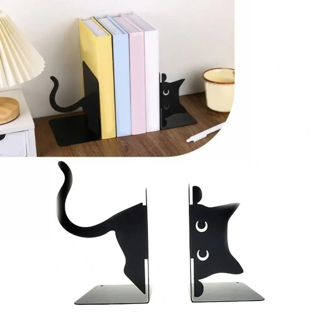 cat bookend for home decor