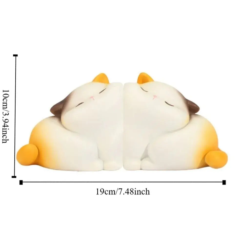 bookends featuring playful cat figures