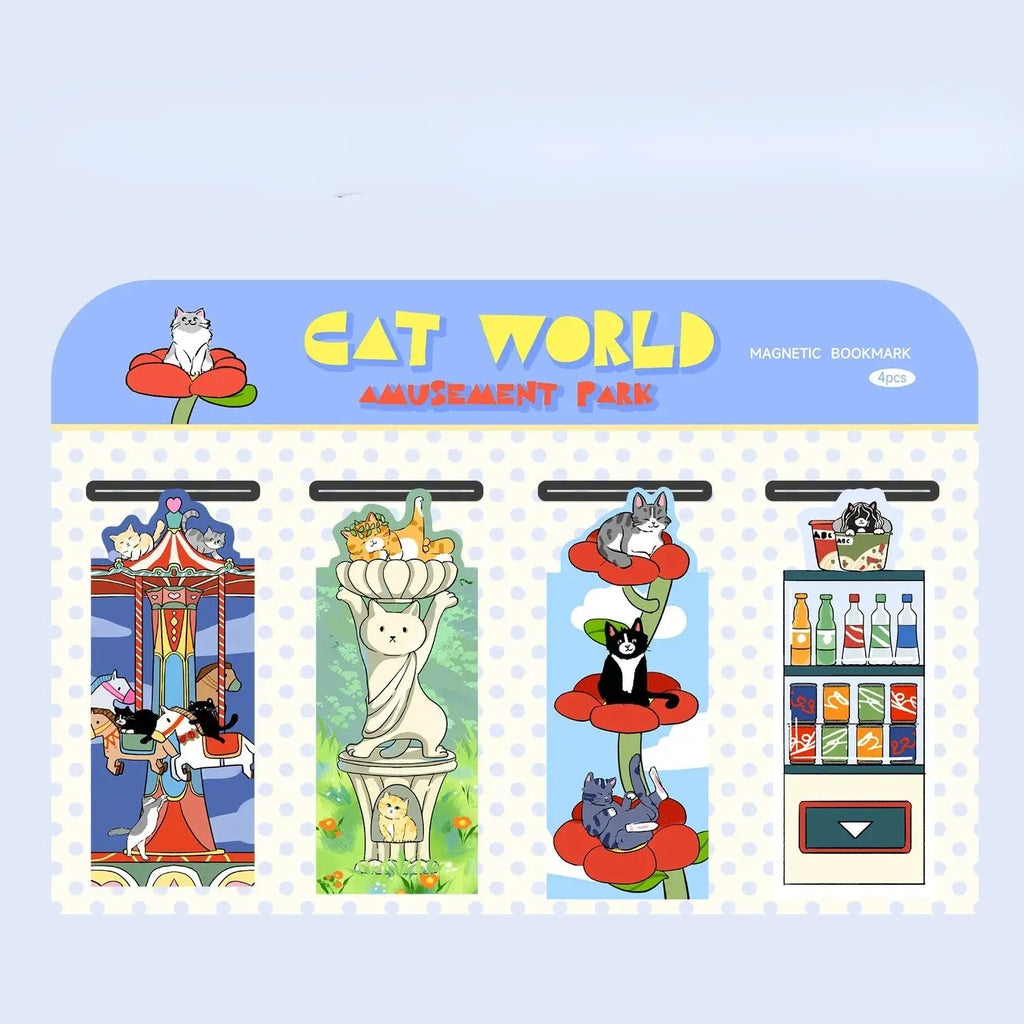 funny cat bookmarks for book lovers