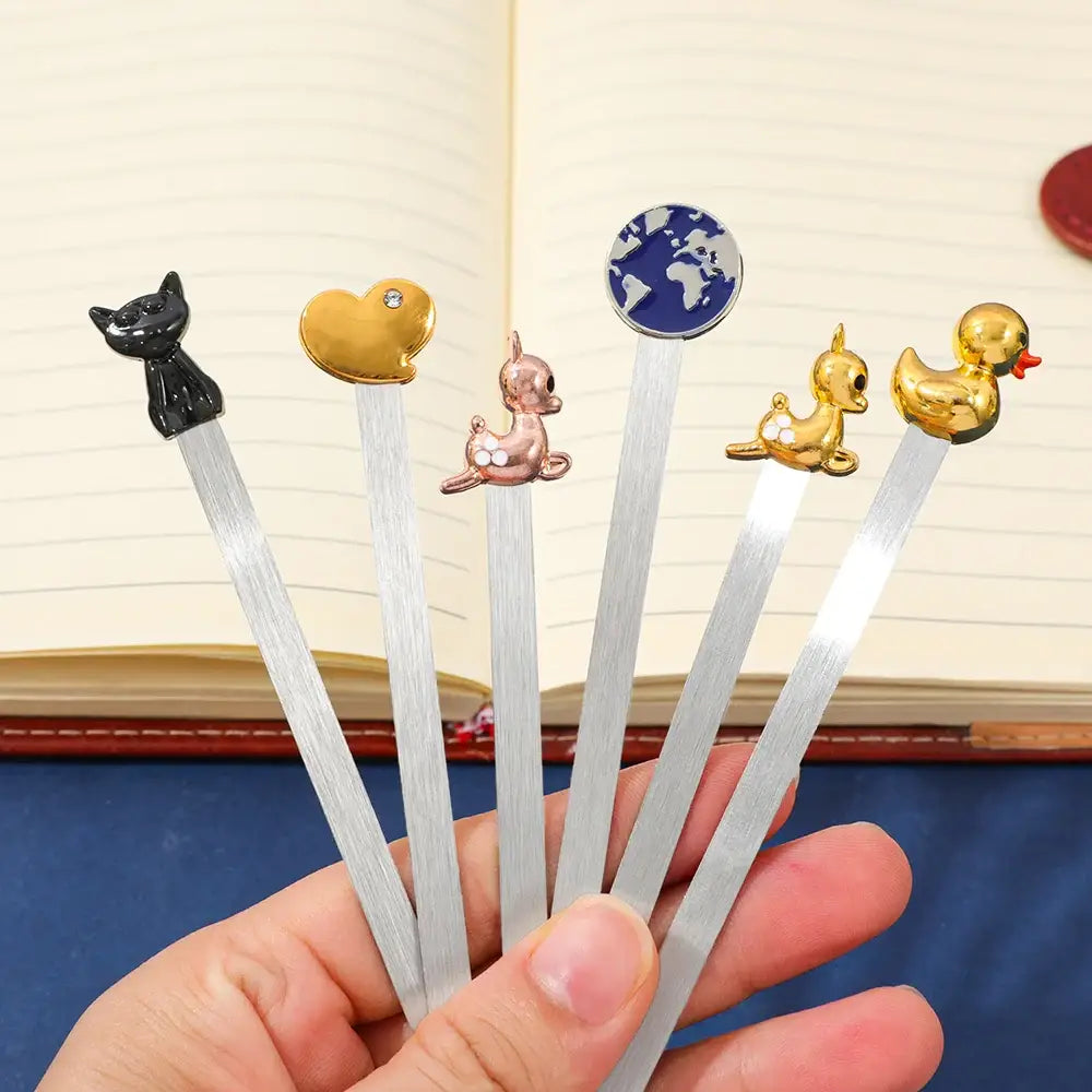 adorable cat-themed reading bookmarks