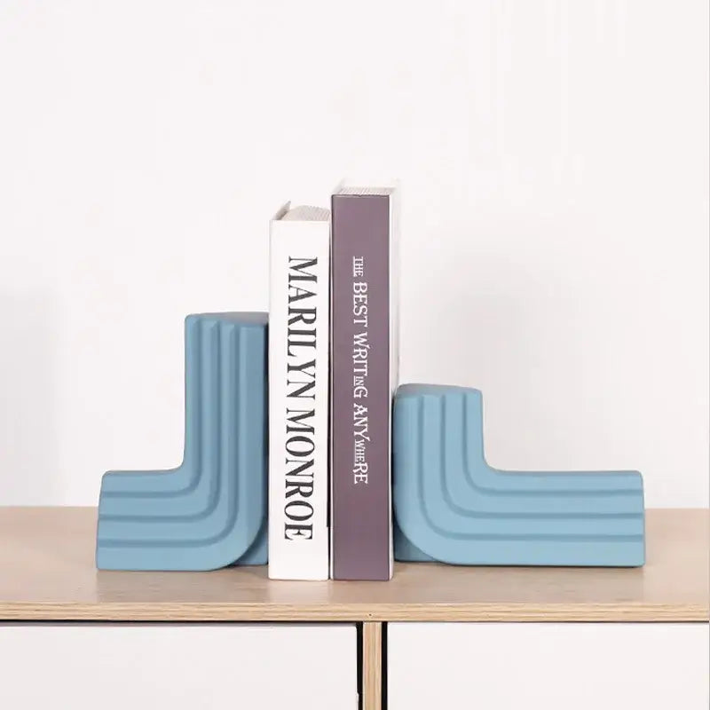 artistic ceramic bookend for office use