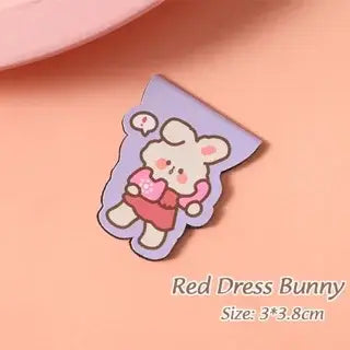 magnetic bookmarks in various colors