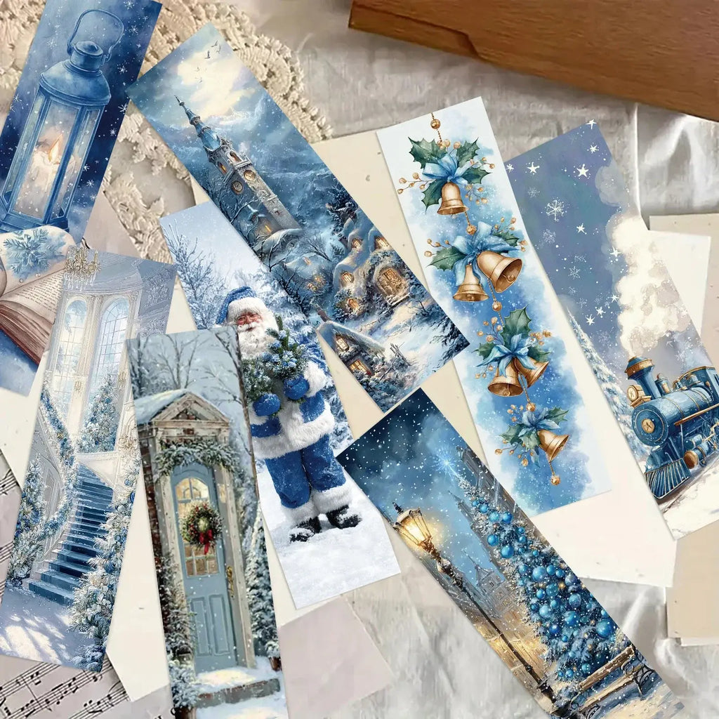 ornamental bookmarks with Christmas designs