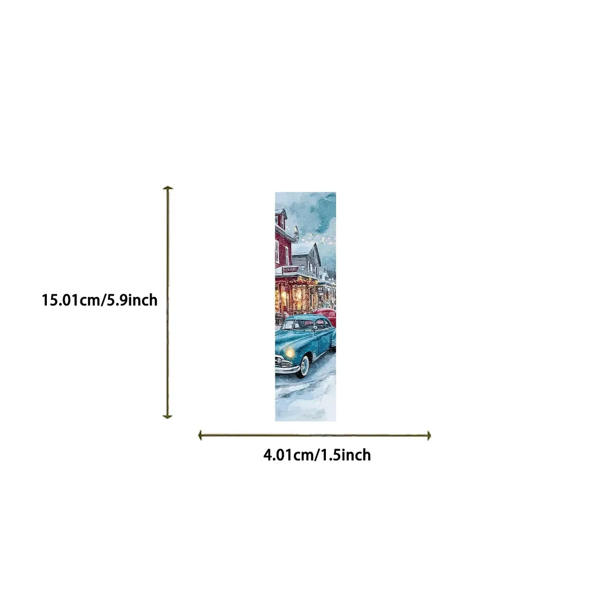 unique Christmas inspired bookmark designs