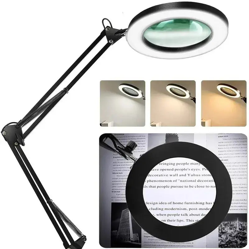 adjustable magnifying desk lamp