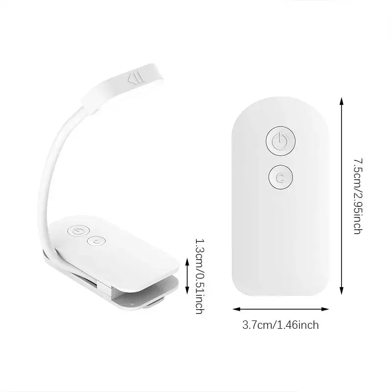 versatile reading lamp with clamp