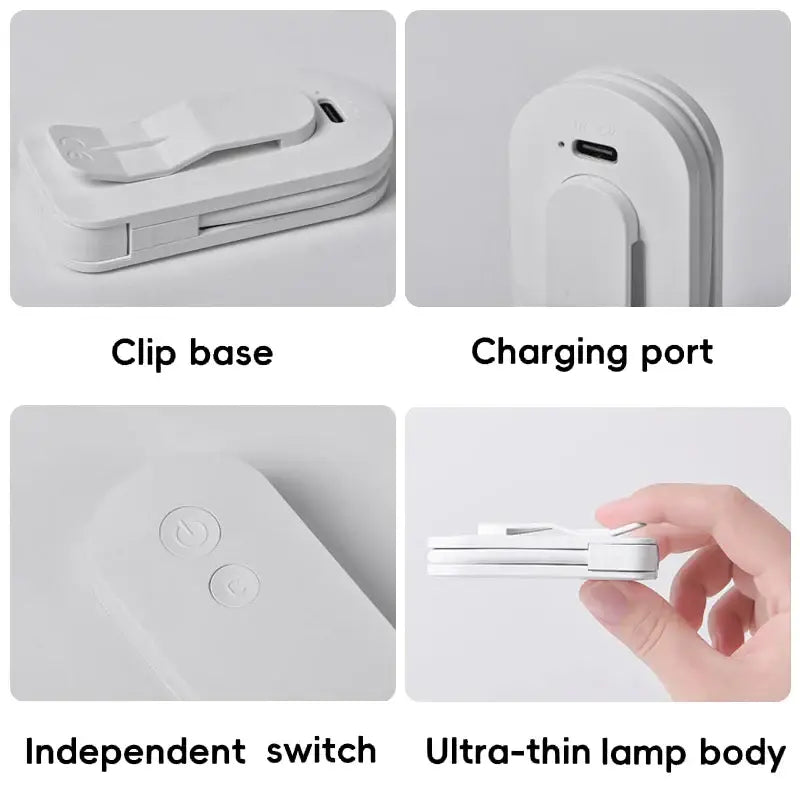 LED clamp lamp for reading