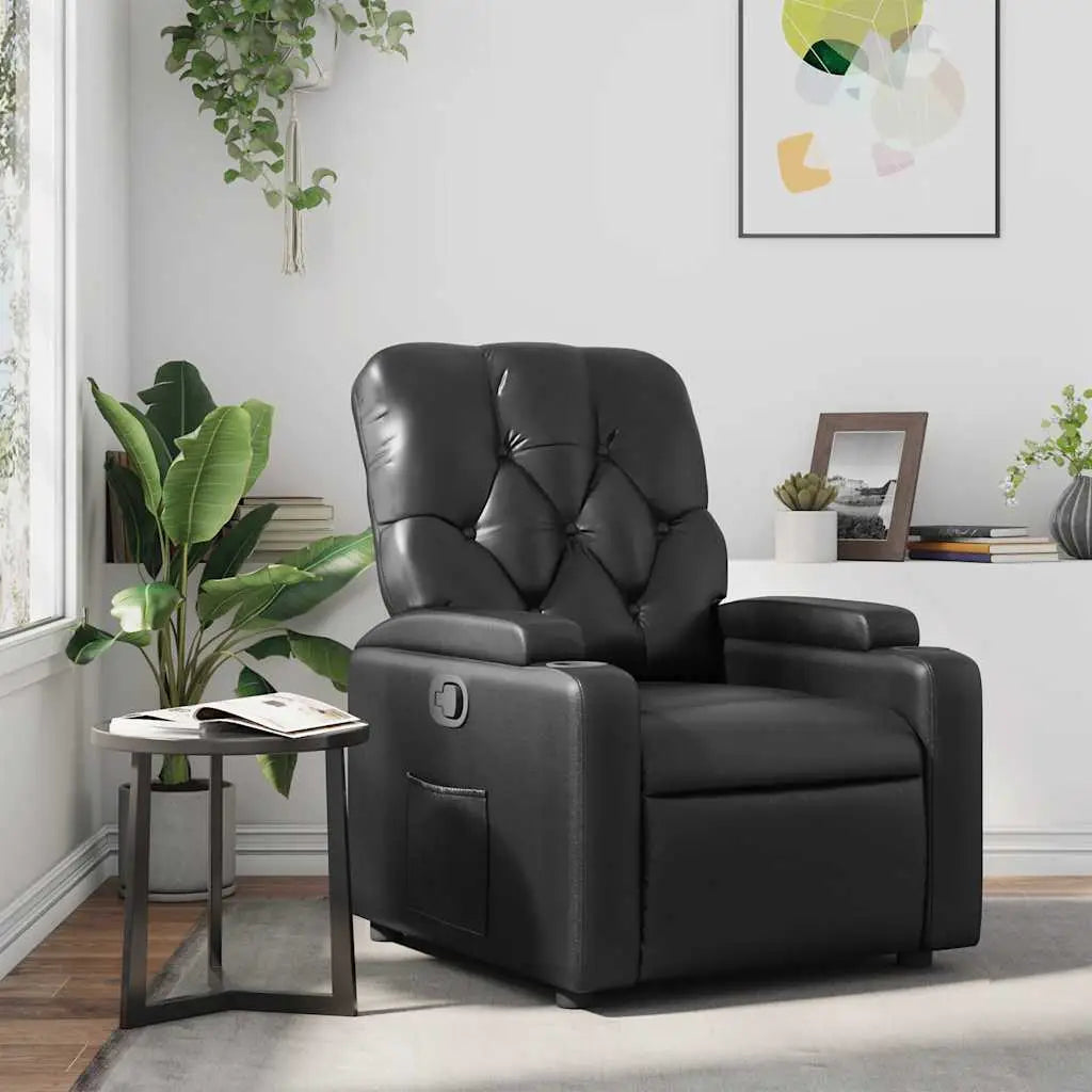 Comfortable leather reading chair