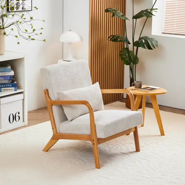 cozy armchair ideal for reading books