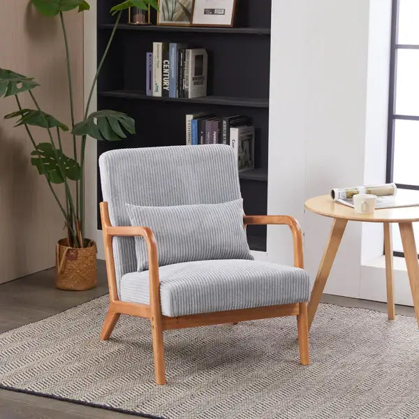 sleek bedroom chair for leisurely reading