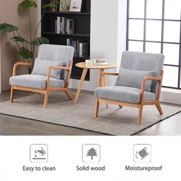 soft upholstered reading chair for home