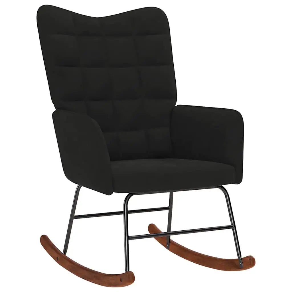 comfortable reading chair in plush velvet