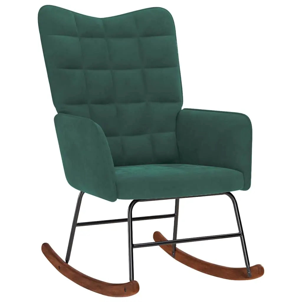 luxurious velvet lounge chair