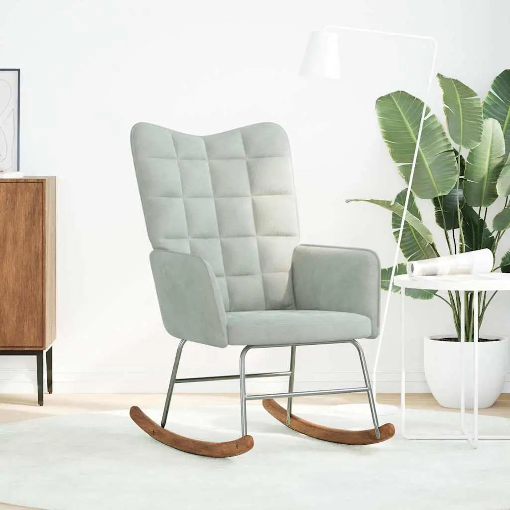 elegant reading chair in rich velvet
