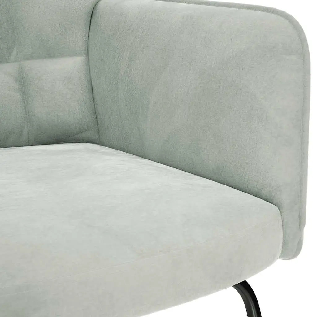 compact velvet chair for book lovers