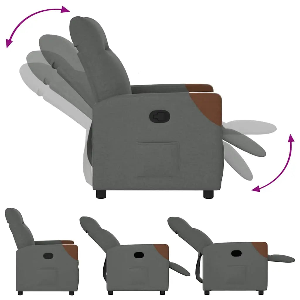 plush reading chair with support