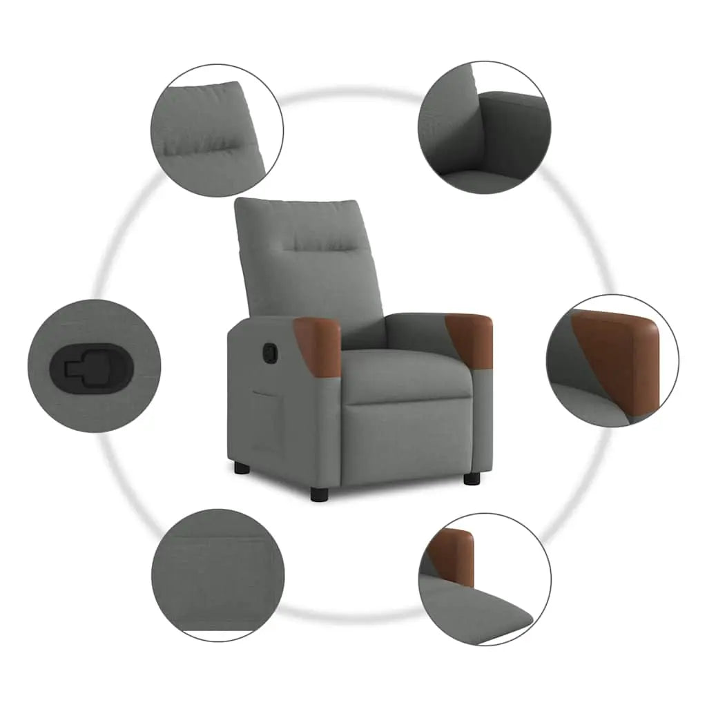 cozy reading chair with footrest