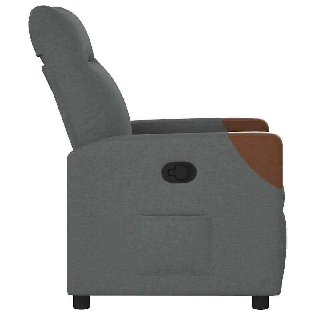 modern reading chair with footstool