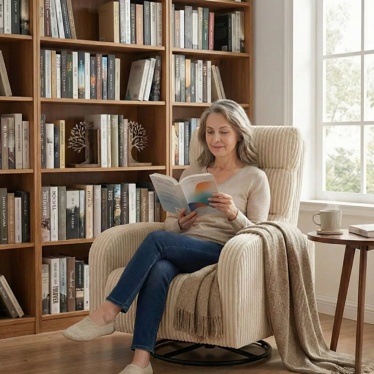 Comfy reading lounge chair