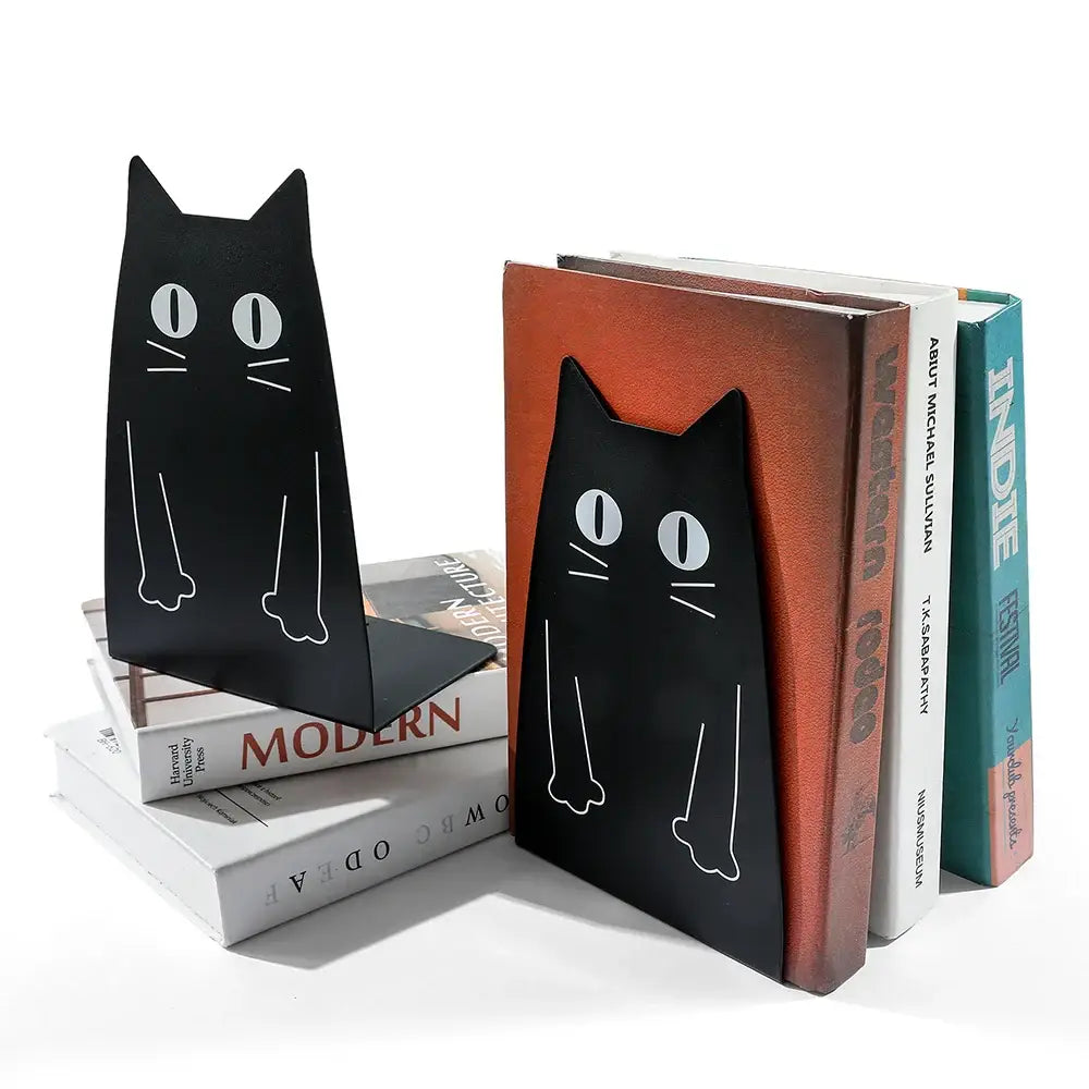 stylish resin bookend for bookshelf display