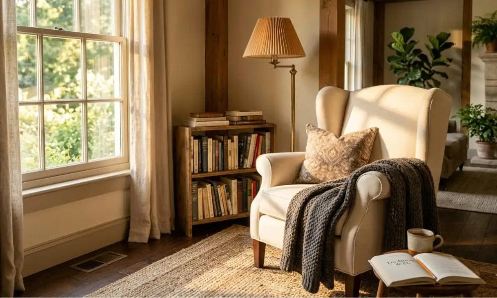 Comfy reading chair