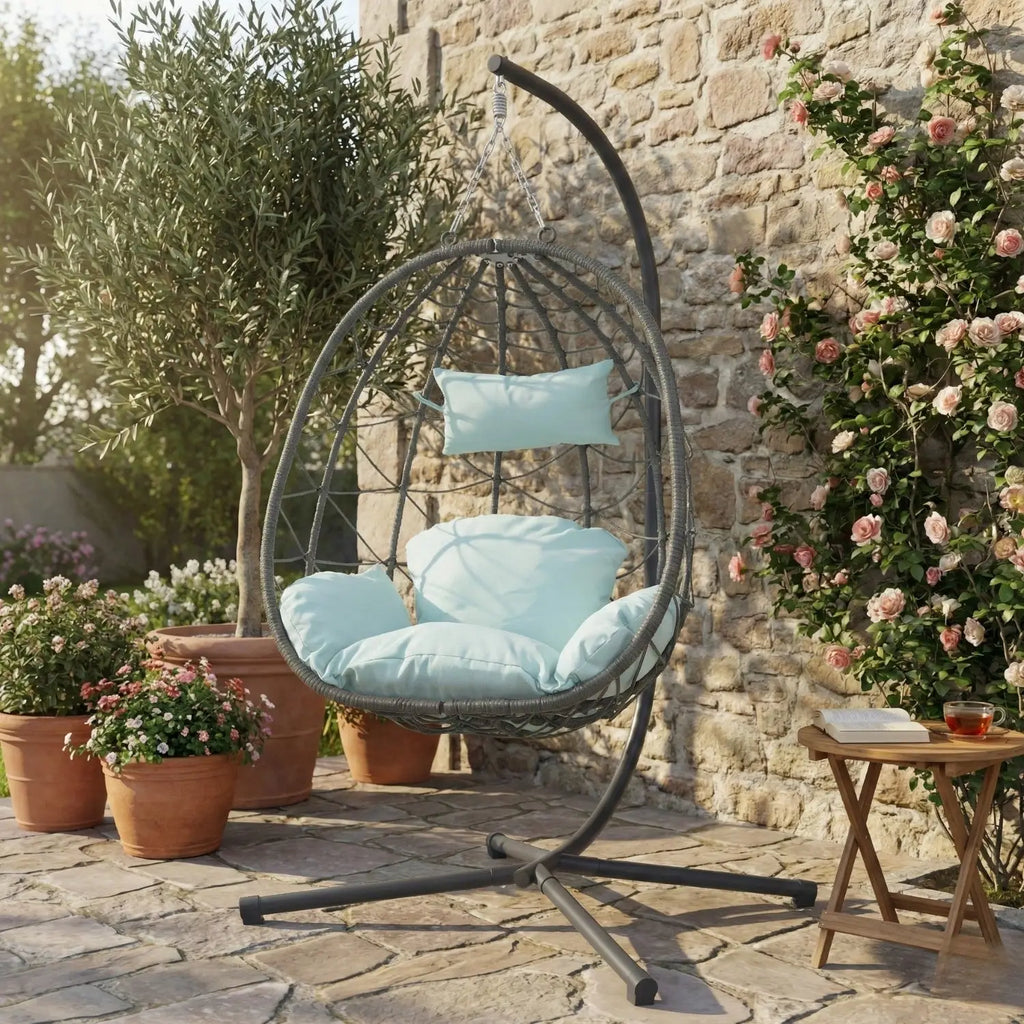 Cozy outdoor reading chair