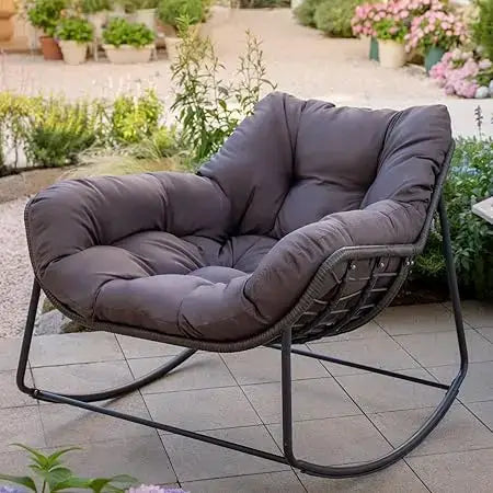 spacious reading chair with soft cushions
