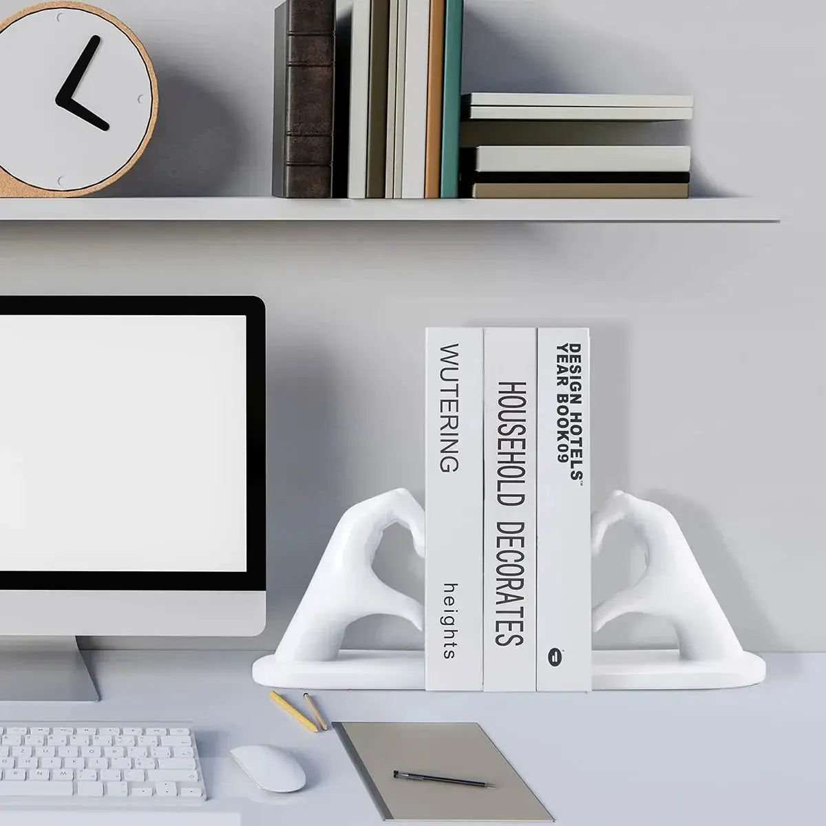 artistic bookend design for home decor