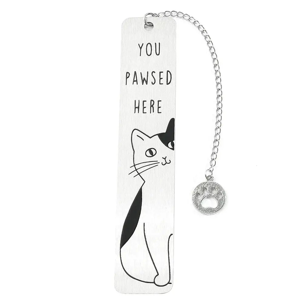cat themed bookmark for creative readers