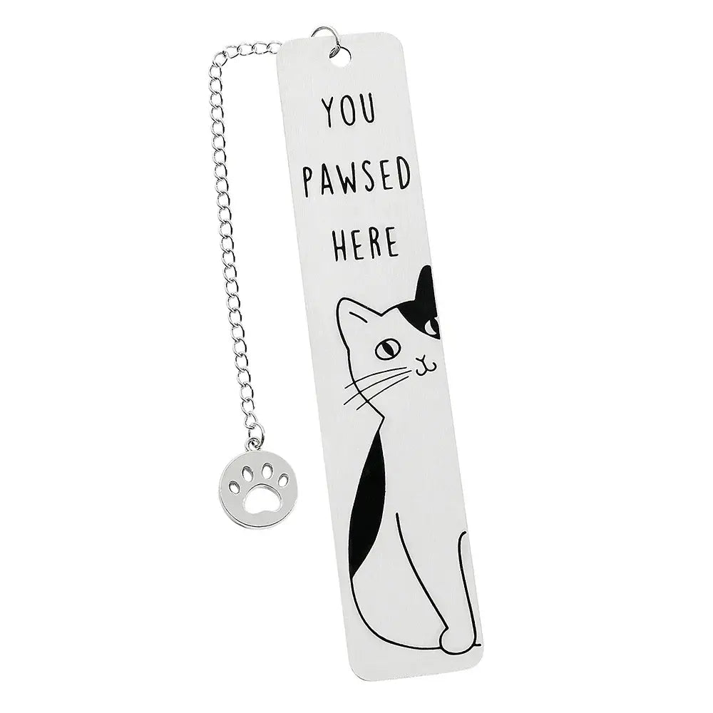 artistic cat bookmark for feline enthusiasts