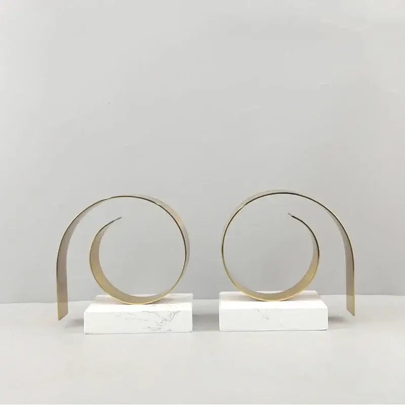 luxury marble bookends for office
