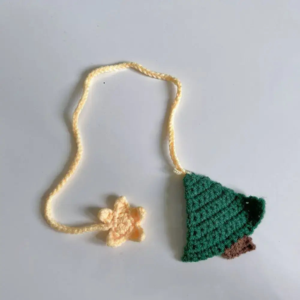 handmade crochet Christmas bookmarks