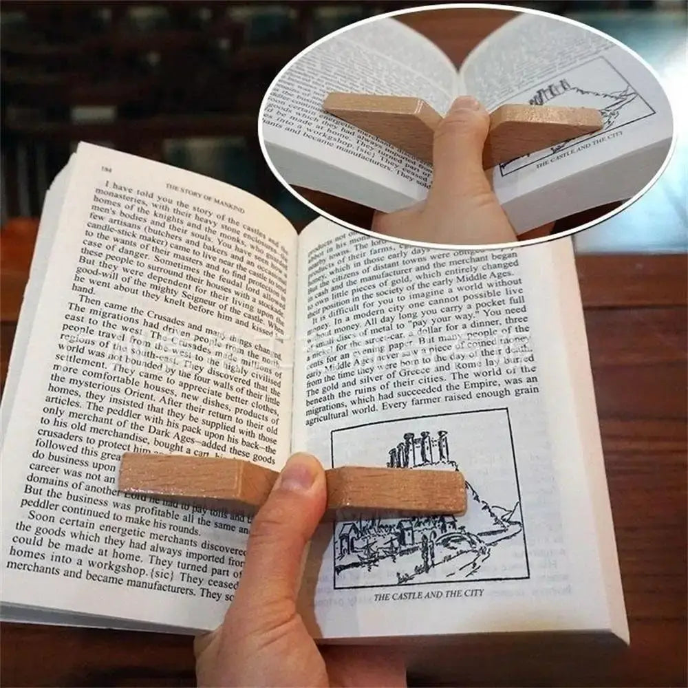 adjustable page holder for books