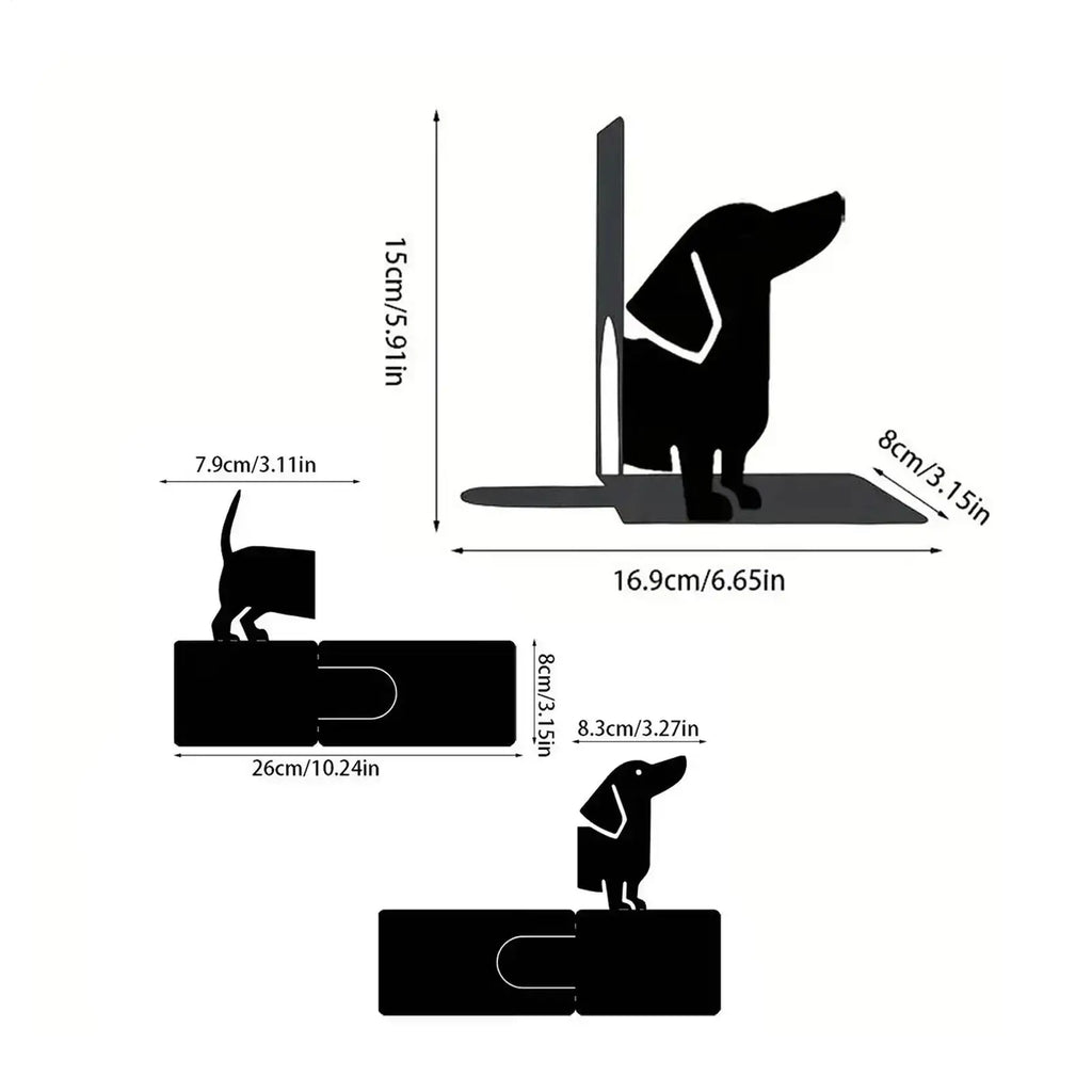 whimsical animal-shaped bookends