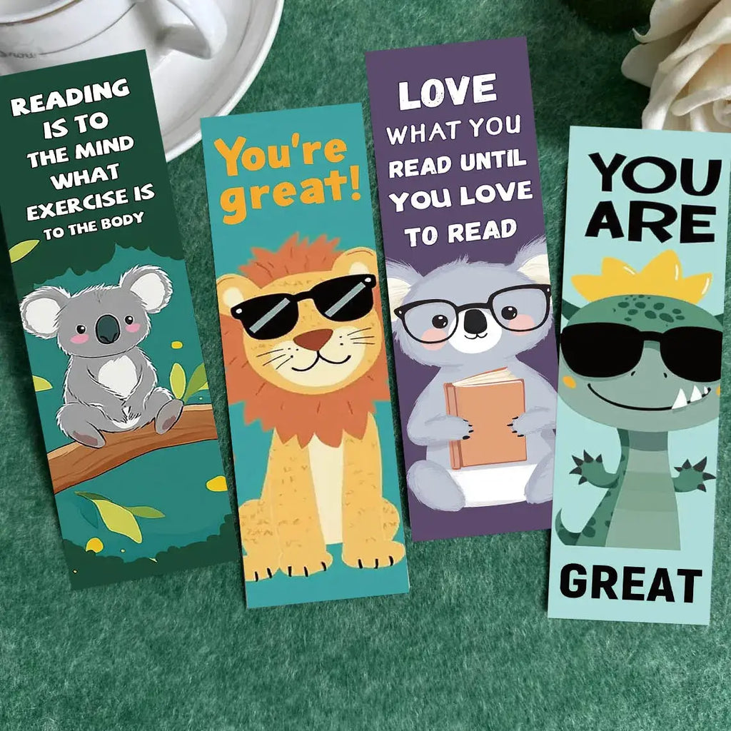 adorable animal bookmarks