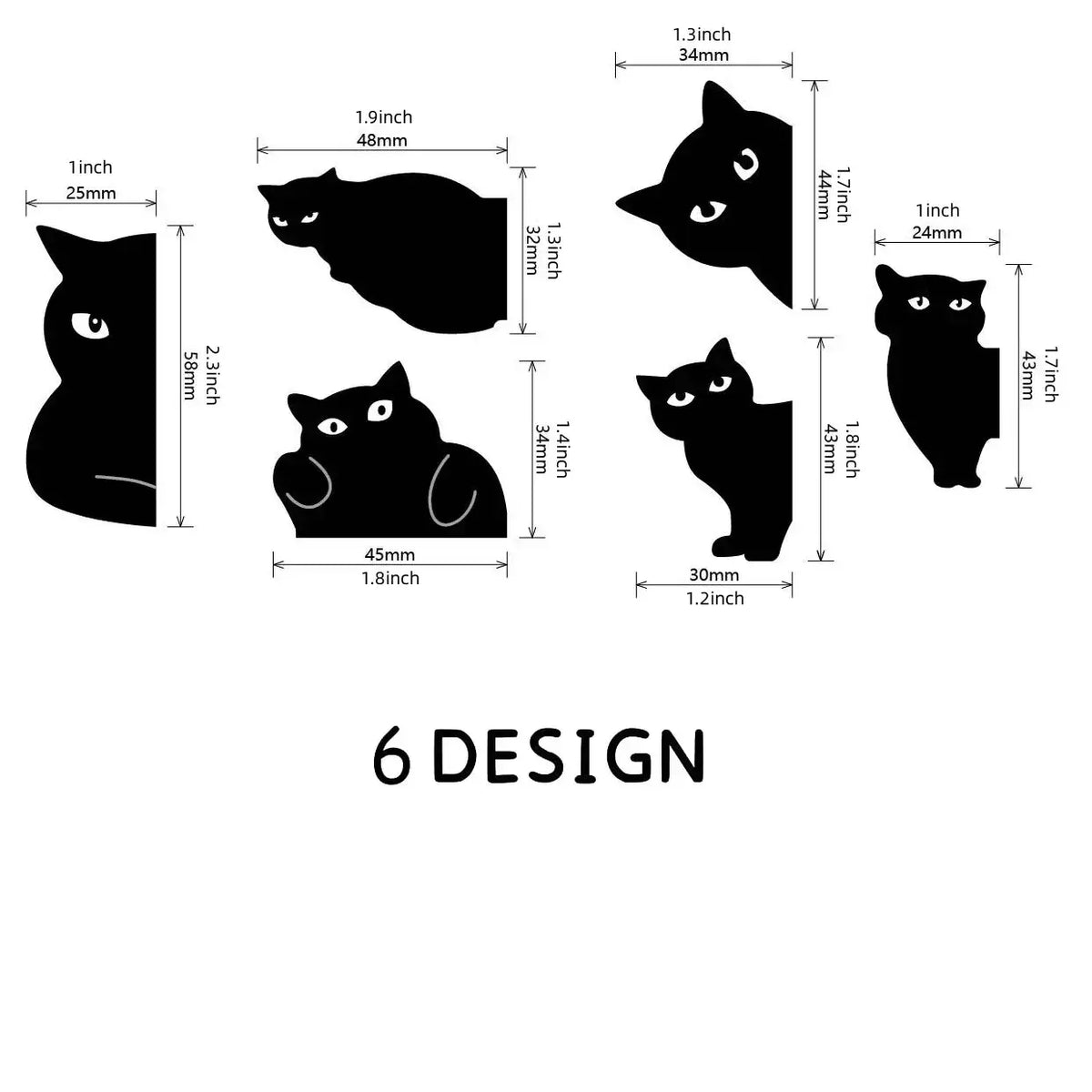 funny cat bookmark for kids and adults