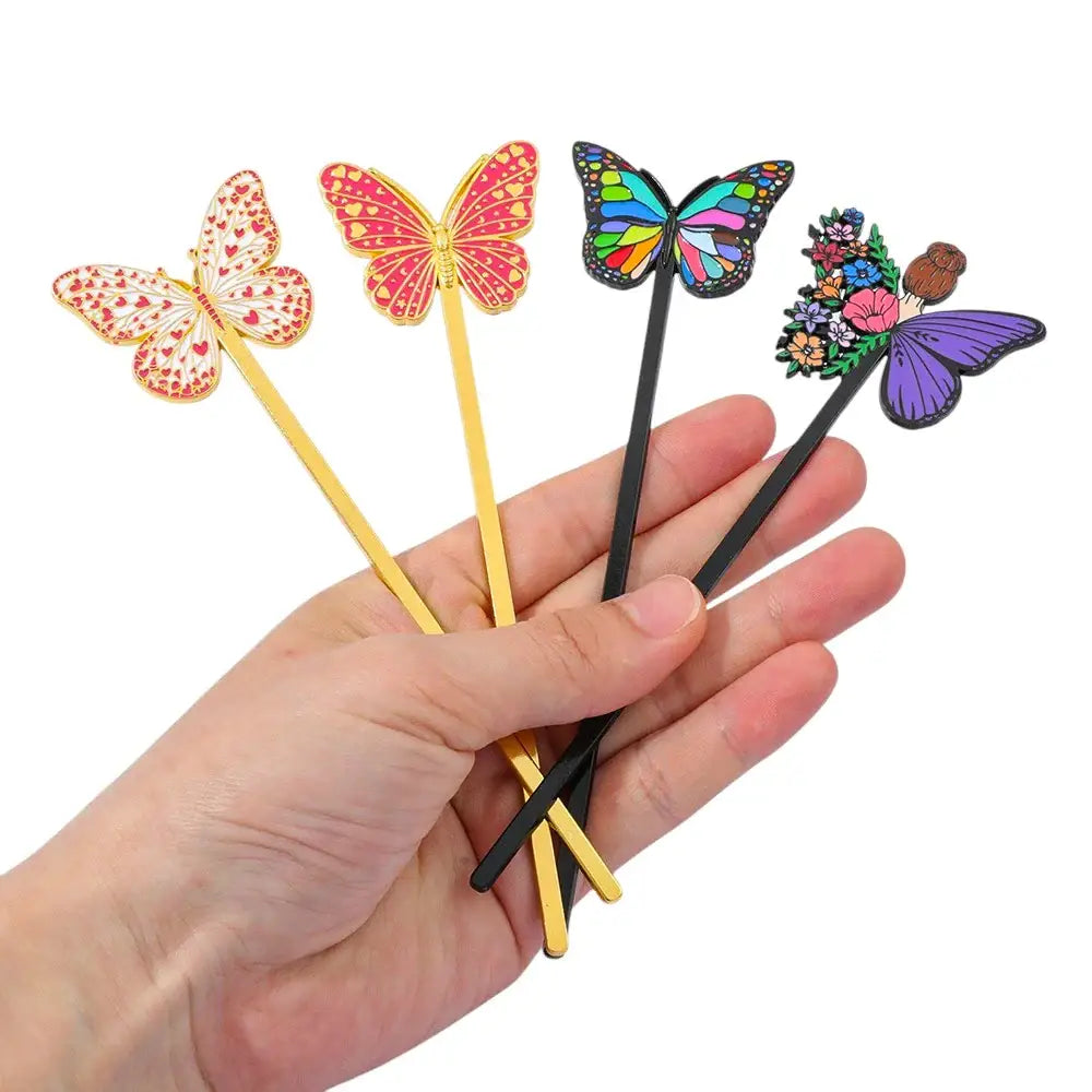adorable butterfly themed bookmark