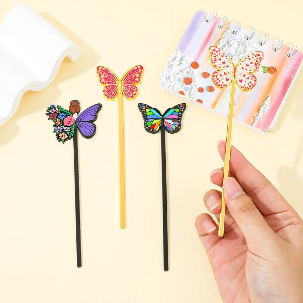 pretty butterfly reading marker
