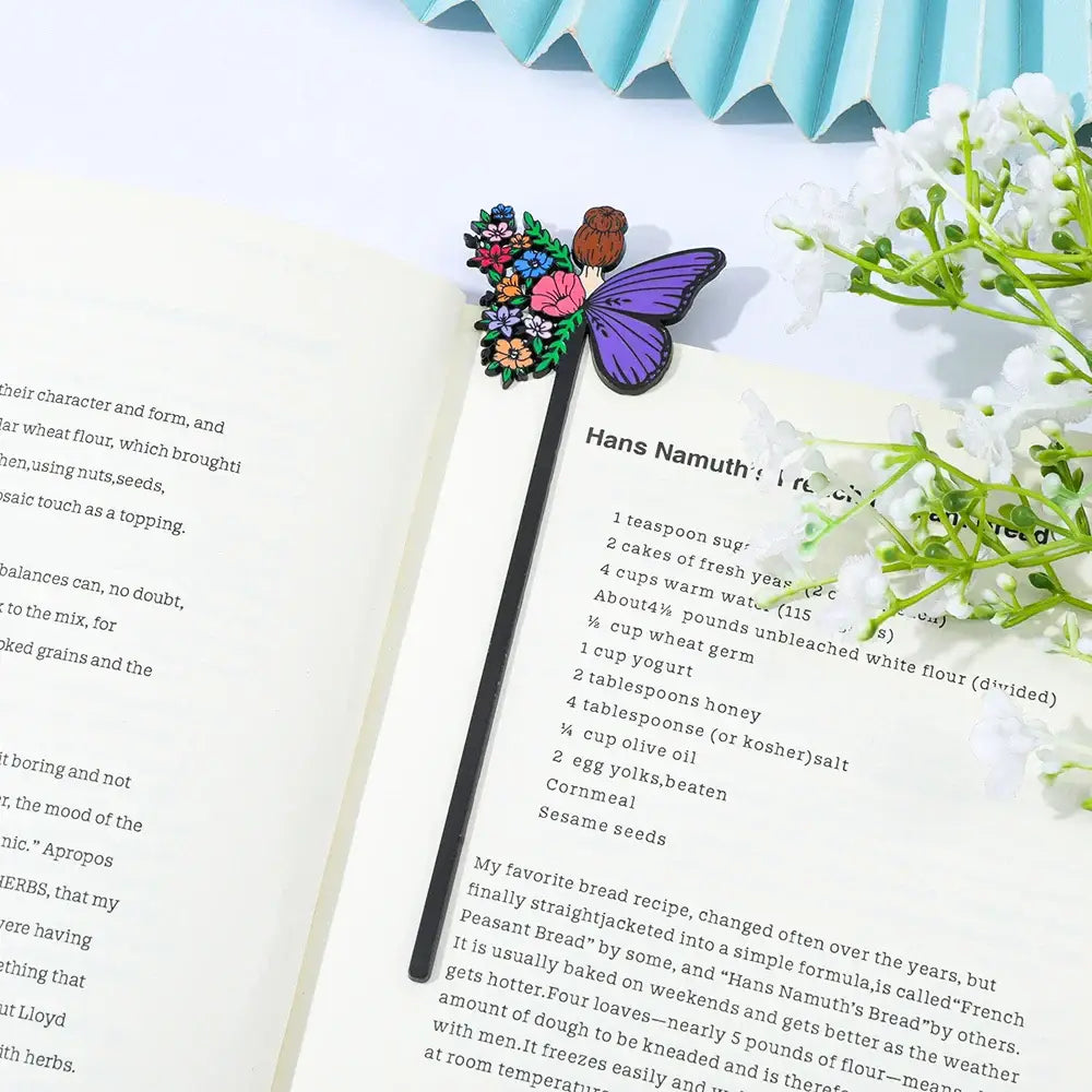 butterfly shaped page marker