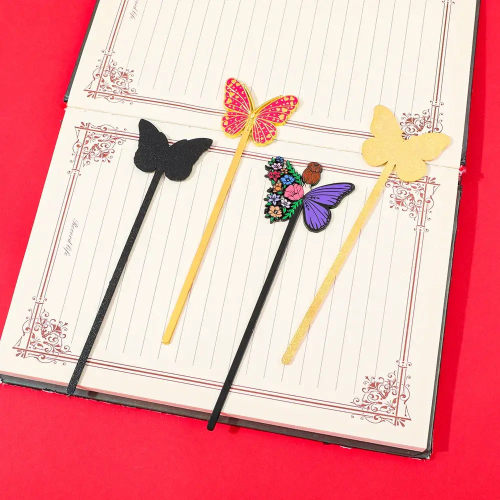 decorative butterfly page holder