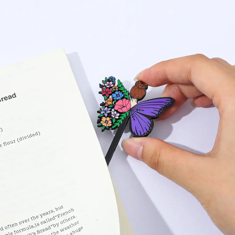 unique butterfly paperclip bookmark