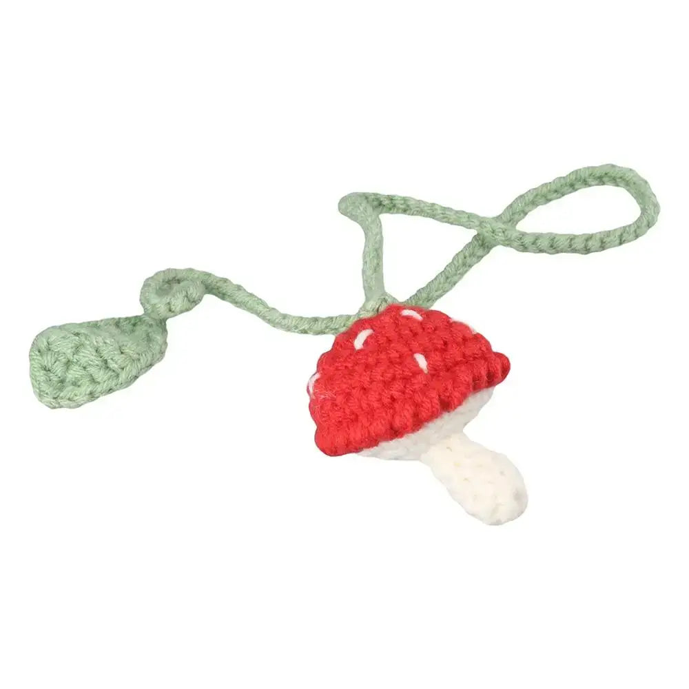 colorful crochet reading accessory