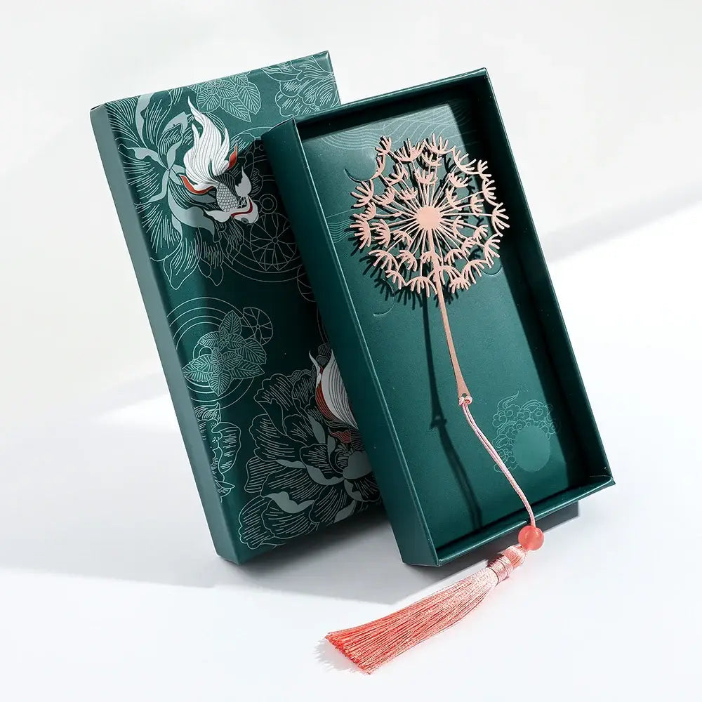 flower shaped bookmarks set