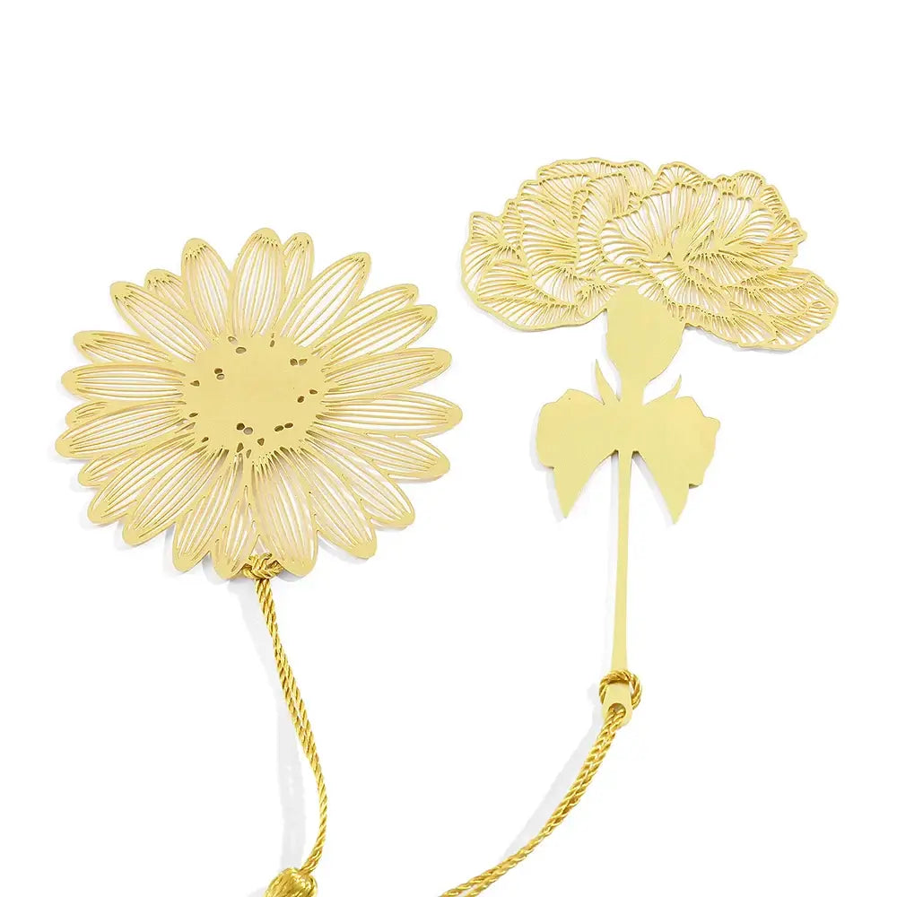 artistic flower designs bookmarks