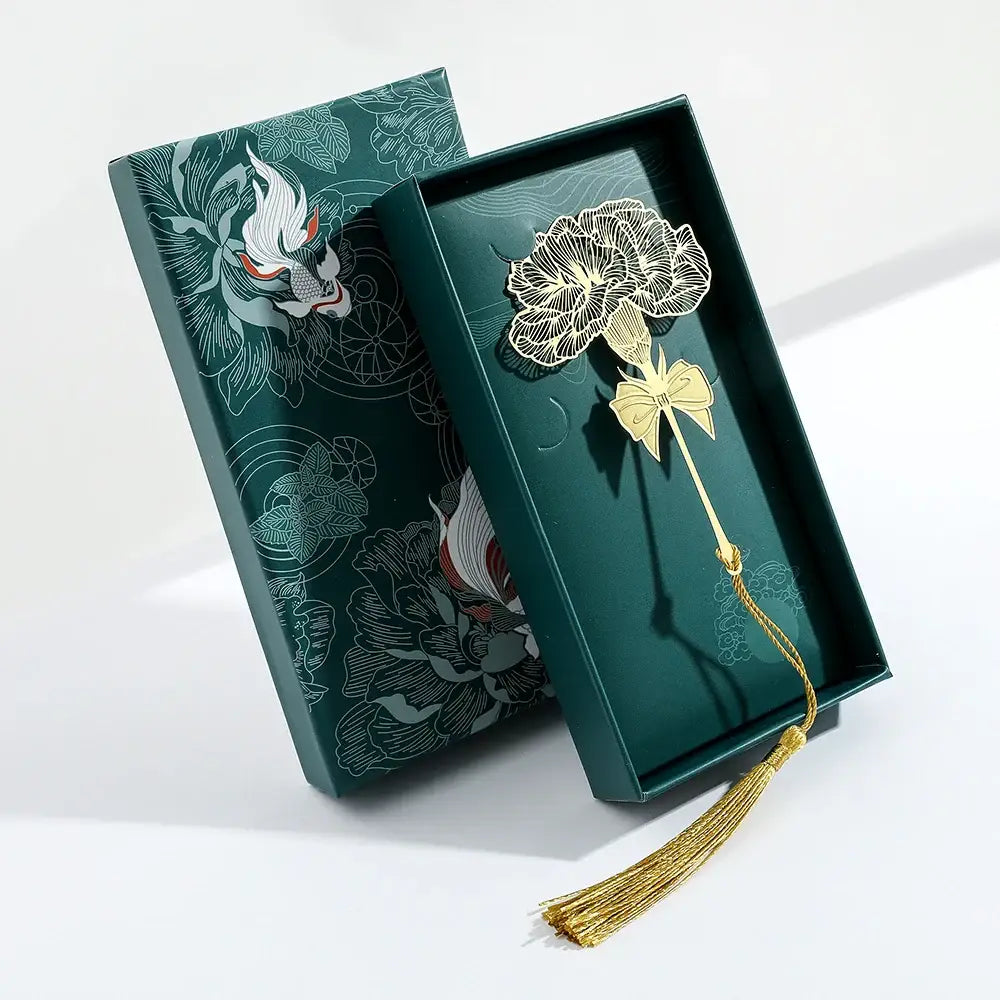 charming flower-themed bookmarks